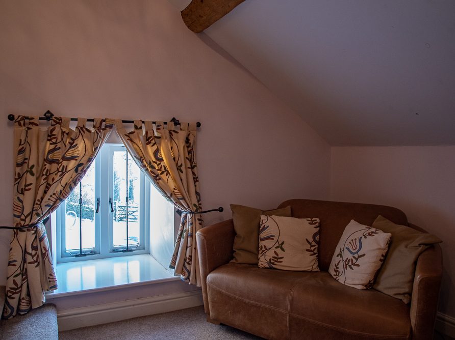 Pet friendly accommodation in converted barn at Rushop Hall, the Peak District