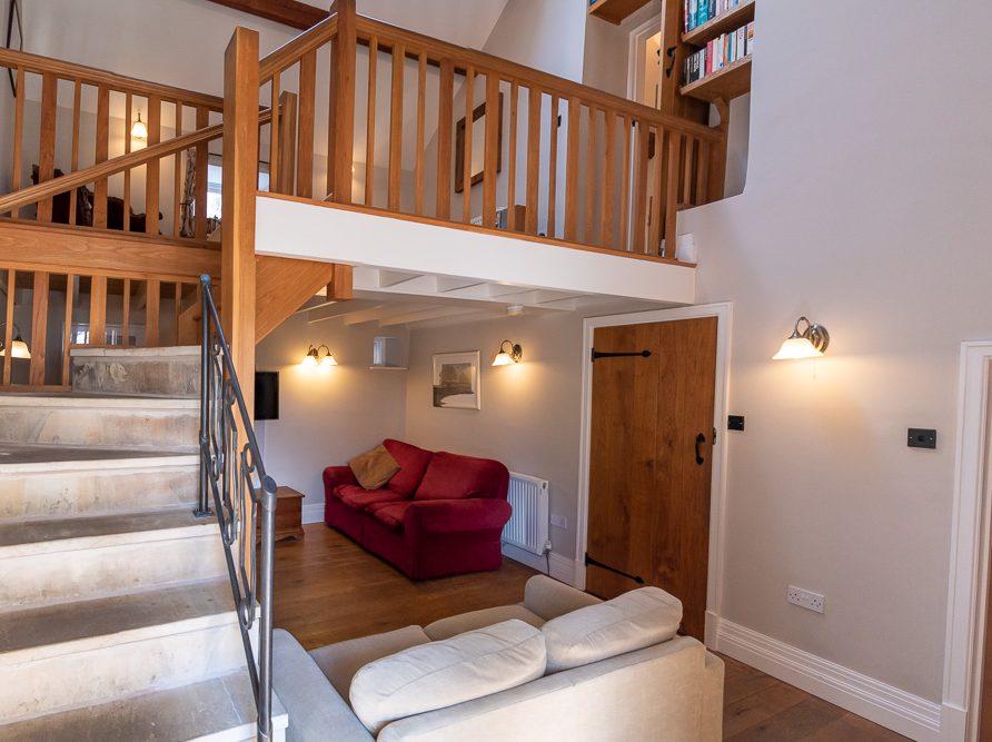 Living room in the Edge, Rushop Hall - group and family friendly accommodation in the Peak District