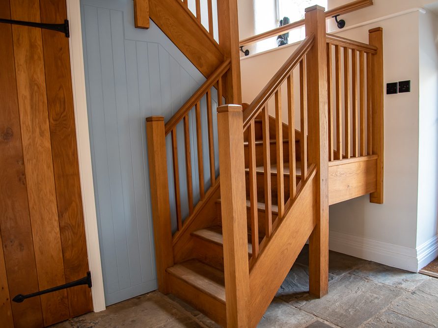 Top Tack cottage hallway - Family and pet friendly accommodation