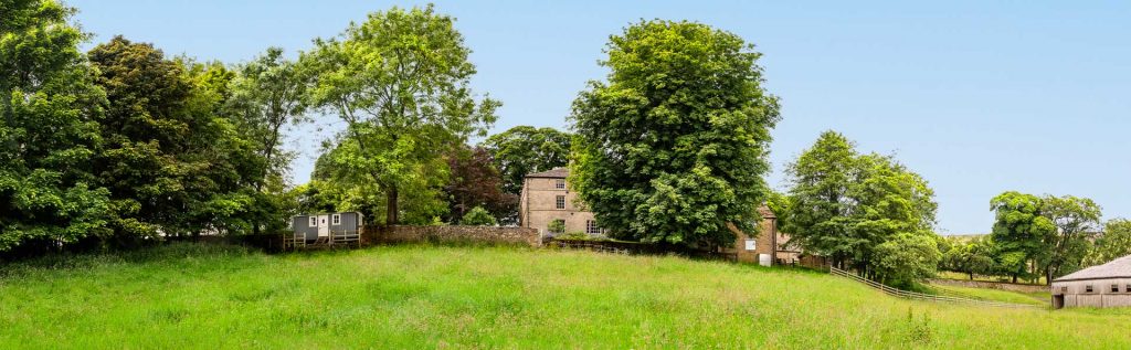 View of Artbell Farm, Shepherd's Hut and Toptack self-contained accommodation